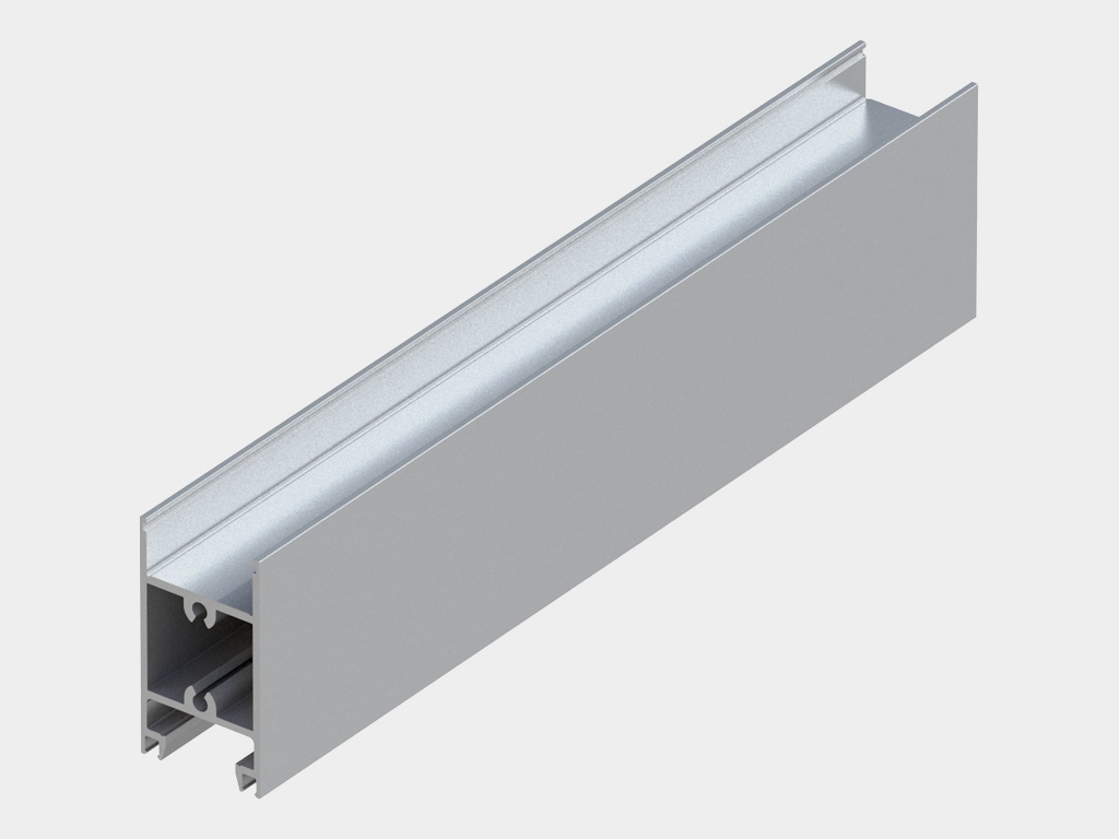 Профиль створки горизонтальный 64 × 35 мм (арт. AHDS35 0108).