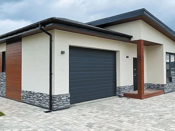 Секционные ворота 4000х2700 мм антрацитовые DoorHan RSD02, khabarovsk.doorhan.ru
